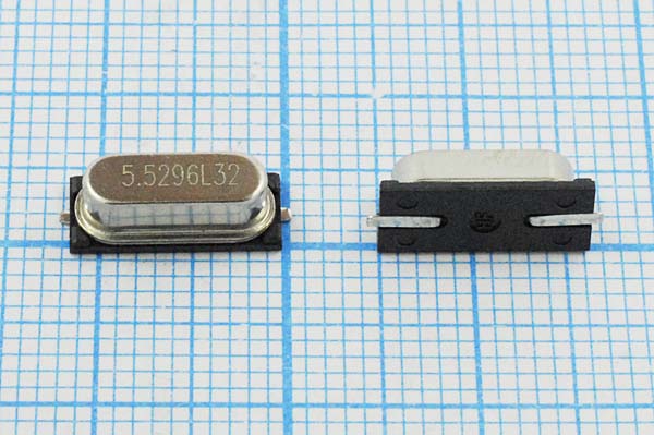 5529,6 \SMD49S4\32\ 20\\SMD49S[MEC]\1Г (5.5296L32) --- Кварцевые резонаторы (пьезокерамические, диэлектрические, ПАВ (SAW), резонаторы из других пьезоматериалов)