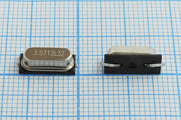 3571,2 \SMD49S4\32\ 20\\SMD49S\1Г (3.5712L32) --- Кварцевые резонаторы (пьезокерамические, диэлектрические, ПАВ (SAW), резонаторы из других пьезоматериалов)