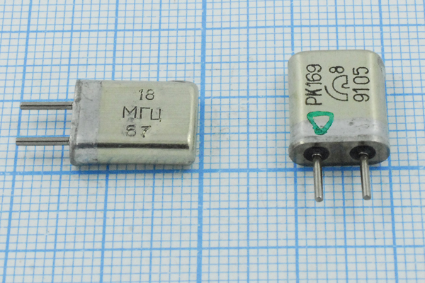 18000 \HC50U\\\\РК169МА\1Г --- Кварцевые резонаторы (пьезокерамические, диэлектрические, ПАВ (SAW), резонаторы из других пьезоматериалов)