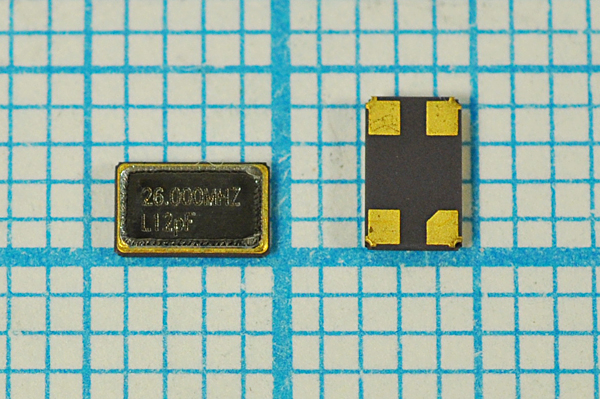 26000 \SMD04025C4\12\ 10\ 30/-40~85C\\1Г(26,000L12 --- Кварцевые резонаторы (пьезокерамические, диэлектрические, ПАВ (SAW), резонаторы из других пьезоматериалов)