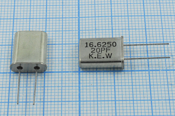 16625 \HC49U\20\\\\1Г (KEW) --- Кварцевые резонаторы (пьезокерамические, диэлектрические, ПАВ (SAW), резонаторы из других пьезоматериалов)
