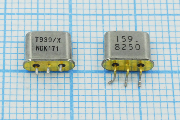159825 \UM5-3\\\\\бу (T939/X NDK 159.8250) --- Кварцевые резонаторы (пьезокерамические, диэлектрические, ПАВ (SAW), резонаторы из других пьезоматериалов)