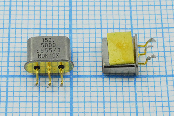 159500 \UM5-3\\\\\бу [79750] (S955/3 NDK 159.500) --- Кварцевые резонаторы (пьезокерамические, диэлектрические, ПАВ (SAW), резонаторы из других пьезоматериалов)