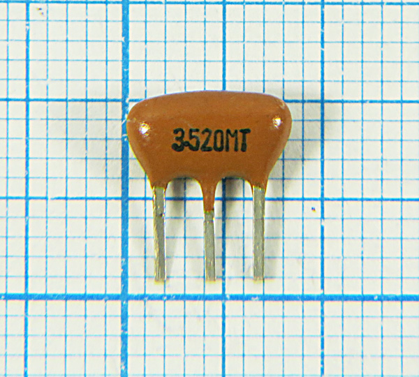 3520 \C09x5x05P3\\\\ZTT3,52MT\3P --- Кварцевые резонаторы (пьезокерамические, диэлектрические, ПАВ (SAW), резонаторы из других пьезоматериалов)