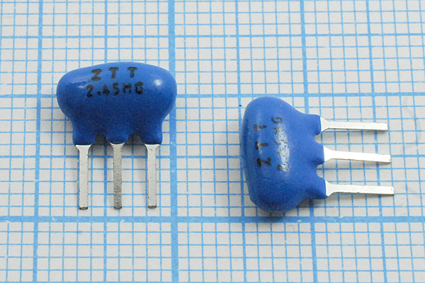 2450 \C09x5x07P3\30\5000\\ZTT2,45MG\3P (ZTT2.45MG) --- Кварцевые резонаторы (пьезокерамические, диэлектрические, ПАВ (SAW), резонаторы из других пьезоматериалов)