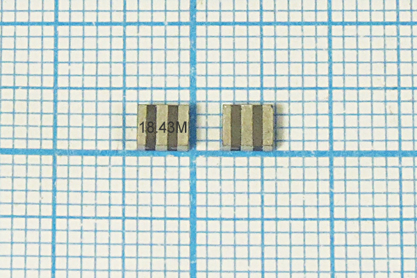 18430 \C03731C3\\4000\ /-20~80C\ZTTCV18,43MX\ --- Кварцевые резонаторы (пьезокерамические, диэлектрические, ПАВ (SAW), резонаторы из других пьезоматериалов)