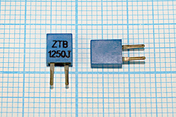 1250 \C05x2x06P2\\3000\\ZTB1,25MJ\2P-1 --- Кварцевые резонаторы (пьезокерамические, диэлектрические, ПАВ (SAW), резонаторы из других пьезоматериалов)