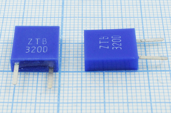 320 \C11x4x13P2\\3000\\ZTB320D\2P-1(320D) --- Кварцевые резонаторы (пьезокерамические, диэлектрические, ПАВ (SAW), резонаторы из других пьезоматериалов)