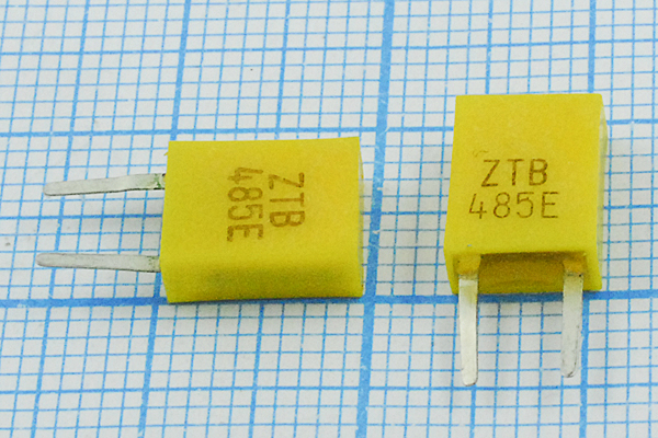 485 \C07x4x09P2\\\\ZTB485E\2P --- Кварцевые резонаторы (пьезокерамические, диэлектрические, ПАВ (SAW), резонаторы из других пьезоматериалов)