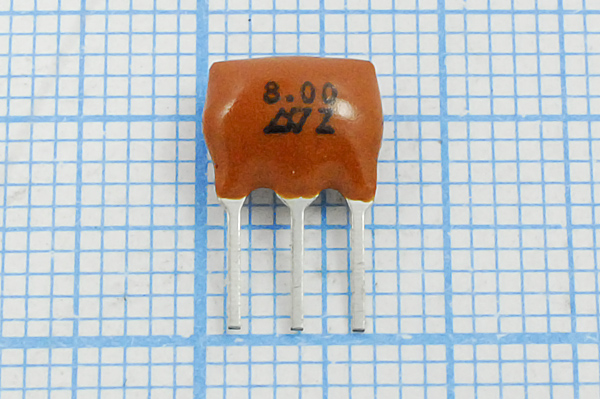 8000 \C07x3x06P3\30\5000\\ZTT8,00MT\3P (8.00Z) --- Кварцевые резонаторы (пьезокерамические, диэлектрические, ПАВ (SAW), резонаторы из других пьезоматериалов)