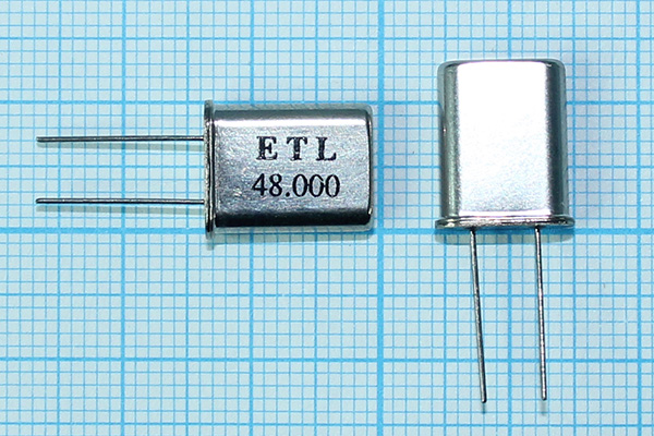 48000 \HC49U\12\ 30\\\3Г (ETL) --- Кварцевые резонаторы (пьезокерамические, диэлектрические, ПАВ (SAW), резонаторы из других пьезоматериалов)