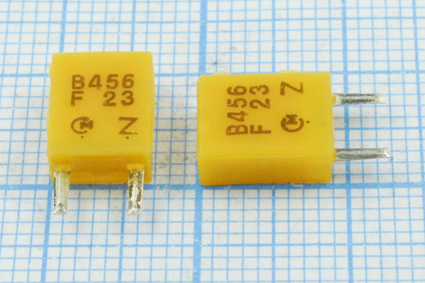 456 \C07x4x09P2\\\\CSB456F23\2P-2 --- Кварцевые резонаторы (пьезокерамические, диэлектрические, ПАВ (SAW), резонаторы из других пьезоматериалов)