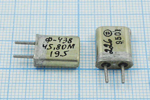 ф 45800 \пол\ 19,5/3\HC25U\\ФП2П8-438-45,80М-19,5\ --- Кварцевые фильтры (диэлектрические, пьезокерамические, ПАВ (SAW), ФЭМ, фильтры из других пьезоматериалов)