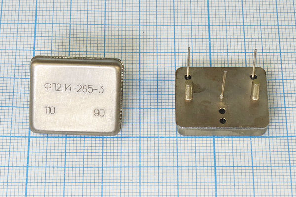 ф 4981,5 \пол\ 4,5/ \\\ФП2П4-285-03\\ --- Кварцевые фильтры (диэлектрические, пьезокерамические, ПАВ (SAW), ФЭМ, фильтры из других пьезоматериалов)