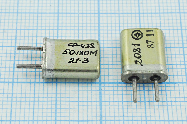 ф 50130 \пол\ 21,3/3\HC25U\\ФП2П8-438-50,130М-21,3 --- Кварцевые фильтры (диэлектрические, пьезокерамические, ПАВ (SAW), ФЭМ, фильтры из других пьезоматериалов)