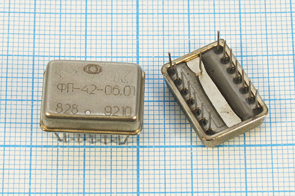 ф 5050 \пол\ 6,0/ \ТЕРЕК\\ФП2П6-42-06-01\\ --- Кварцевые фильтры (диэлектрические, пьезокерамические, ПАВ (SAW), ФЭМ, фильтры из других пьезоматериалов)