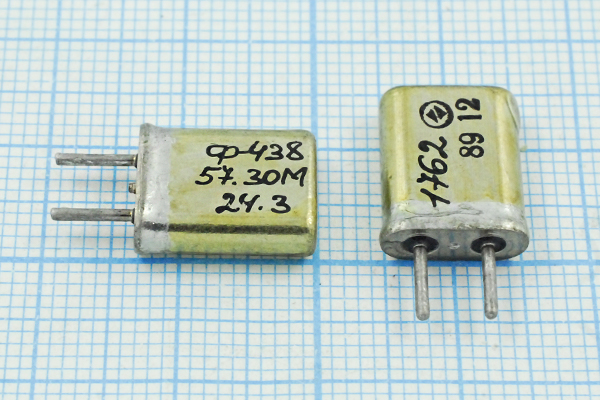 ф 57300 \пол\ 24,3/3\HC25U\\ФП2П8-438-57,30М-24,3\ --- Кварцевые фильтры (диэлектрические, пьезокерамические, ПАВ (SAW), ФЭМ, фильтры из других пьезоматериалов)