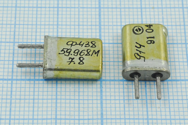 ф 59968 \пол\ 7,8/3\HC25U\\ФП2П8-438-59,968М-7,8\ --- Кварцевые фильтры (диэлектрические, пьезокерамические, ПАВ (SAW), ФЭМ, фильтры из других пьезоматериалов)