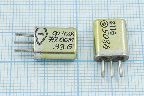 ф 79000 \пол\ 33,6/3\HC25U-3\\ФП2П8-438-79,00М-33 --- Кварцевые фильтры (диэлектрические, пьезокерамические, ПАВ (SAW), ФЭМ, фильтры из других пьезоматериалов)