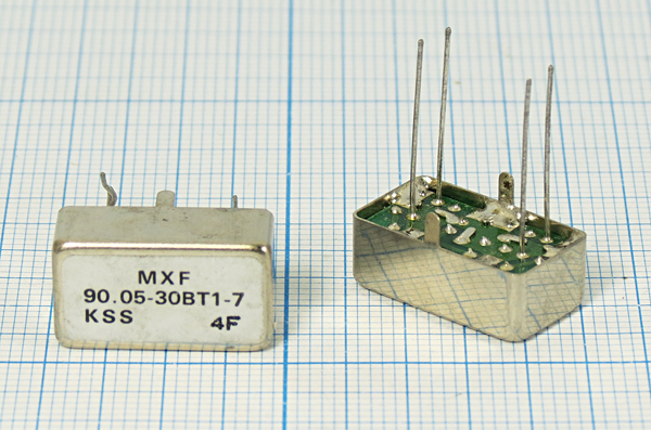 ф 90050 \пол\ 30/3\\4P\MXF90,05-30BT1-7\4пор\ --- Кварцевые фильтры (диэлектрические, пьезокерамические, ПАВ (SAW), ФЭМ, фильтры из других пьезоматериалов)