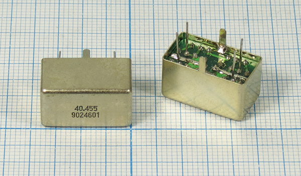 ф 40455 \пол\\18x10x10\4P\\\(9024601) --- Кварцевые фильтры (диэлектрические, пьезокерамические, ПАВ (SAW), ФЭМ, фильтры из других пьезоматериалов)