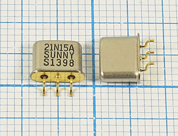 ф 21400 \пол\ 15/3\SMD-UM5-3\3P\21N15A\2пор\ --- Кварцевые фильтры (диэлектрические, пьезокерамические, ПАВ (SAW), ФЭМ, фильтры из других пьезоматериалов)