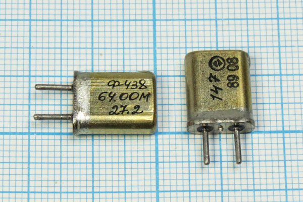 ф 64000 \пол\ 27,2/3\HC25U\\ФП2П8-438-64.00М-27,2\ --- Кварцевые фильтры (диэлектрические, пьезокерамические, ПАВ (SAW), ФЭМ, фильтры из других пьезоматериалов)