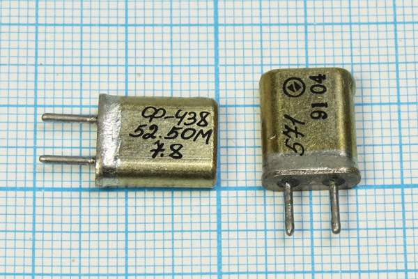 ф 52500 \пол\  7,8/3\HC25U-3\\ФП2П8-438-52.50М\\ --- Кварцевые фильтры (диэлектрические, пьезокерамические, ПАВ (SAW), ФЭМ, фильтры из других пьезоматериалов)