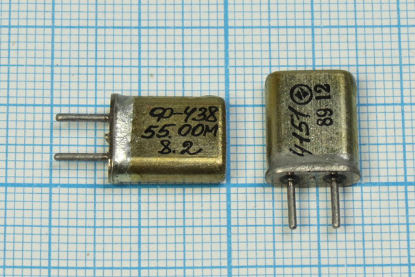 ф 55000 \пол\ 8,2/3\HC25U\\ФП2П8-438-55,00М-8,2\\ --- Кварцевые фильтры (диэлектрические, пьезокерамические, ПАВ (SAW), ФЭМ, фильтры из других пьезоматериалов)