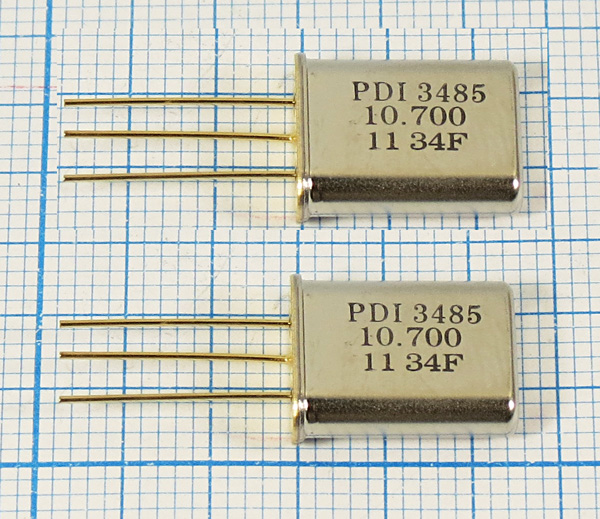 ф 10700 \пол\ 12/3\HC49U-3x2\\FTR-3485\4пор\пара --- Кварцевые фильтры (диэлектрические, пьезокерамические, ПАВ (SAW), ФЭМ, фильтры из других пьезоматериалов)