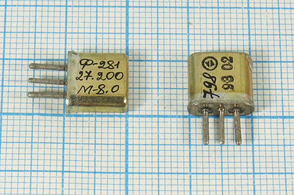 ф 27200 \пол\  8,0/3\\\ФП2П8-281-1\2пор\ --- Кварцевые фильтры (диэлектрические, пьезокерамические, ПАВ (SAW), ФЭМ, фильтры из других пьезоматериалов)