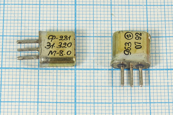 ф 31320 \пол\  8,0/3\\\ФП2П8-281-1\2пор\ --- Кварцевые фильтры (диэлектрические, пьезокерамические, ПАВ (SAW), ФЭМ, фильтры из других пьезоматериалов)