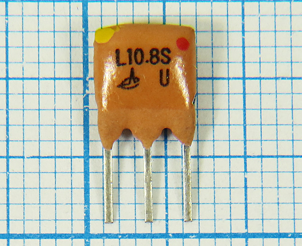 ф 10800 \пол\180/3\SFEL\\LT10,8MS3A10 (кр)прав+( --- Кварцевые фильтры (диэлектрические, пьезокерамические, ПАВ (SAW), ФЭМ, фильтры из других пьезоматериалов)