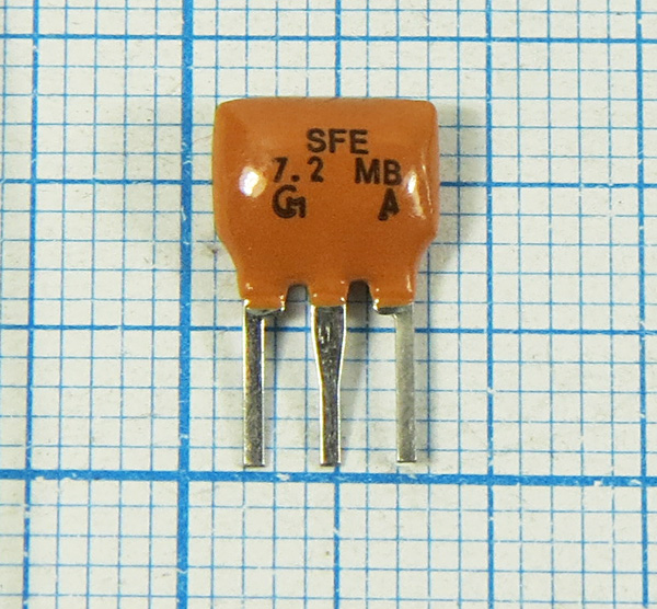 ф 7200 \пол\ 180/3\SFEL\3P\SFE7,2MB\\(SFE7.2MB A) --- Кварцевые фильтры (диэлектрические, пьезокерамические, ПАВ (SAW), ФЭМ, фильтры из других пьезоматериалов)