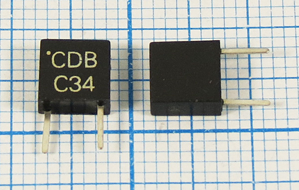 ф 455 \дис\\CDBM\2P\CDB455C34\\(CDB C34) --- Кварцевые фильтры (диэлектрические, пьезокерамические, ПАВ (SAW), ФЭМ, фильтры из других пьезоматериалов)