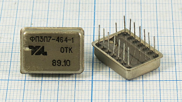 ф 38000 \пол\  900/3\ТЕРЕК\\ФП3П7-464-01\\ --- Кварцевые фильтры (диэлектрические, пьезокерамические, ПАВ (SAW), ФЭМ, фильтры из других пьезоматериалов)