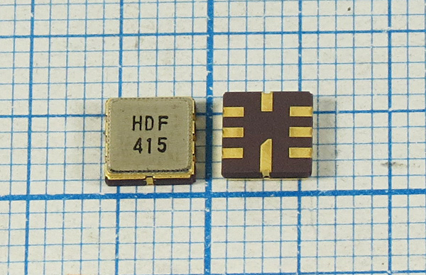 ф 410000 \пол\ 6000\S05050C8\8C\HDF410AS3\\(HDF415 --- Кварцевые фильтры (диэлектрические, пьезокерамические, ПАВ (SAW), ФЭМ, фильтры из других пьезоматериалов)