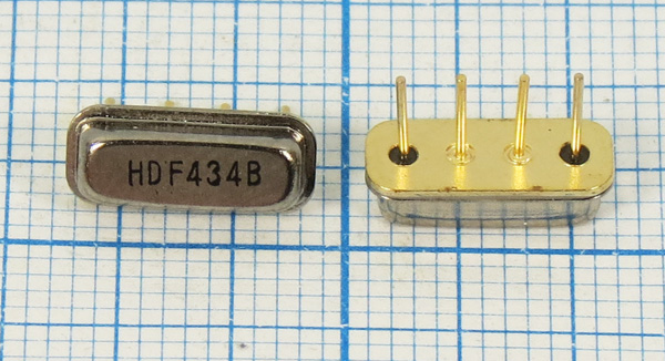 ф 433920 \пол\ 4000\F11\4P\HDF434BF11A\\(HDF434B) --- Кварцевые фильтры (диэлектрические, пьезокерамические, ПАВ (SAW), ФЭМ, фильтры из других пьезоматериалов)