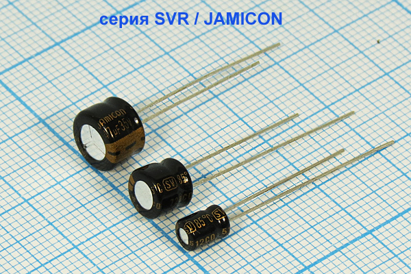 кэ    47\ 25\ 6x 6\20\+85C\Al\2L\SVR\JAMICON --- Конденсаторы электролитические