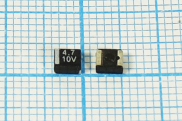 кэ     4,7\ 10\SMD3,5x2,8x1,9C2B\\\Ta\2C\\ --- Конденсаторы ниобиевые и танталовые