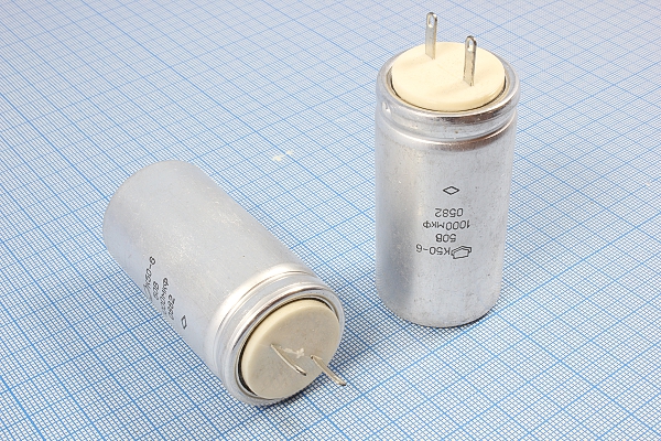 кэ  1000\ 50\30x60\\+85C\Al\2C\К50-6\ --- Конденсаторы электролитические