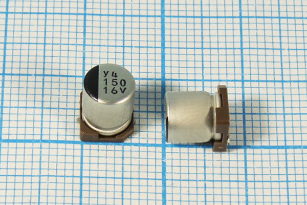 кэ   150\ 16\SMD07x07x08C2\20\+ 85C\Al\\UUR\NICHIC --- Конденсаторы электролитические