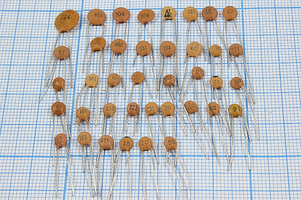 к 6800 пФ\   50\ 5x 2\+80-20\\Z5V\2L2\(682)\[К10-7 --- Конденсаторы керамические