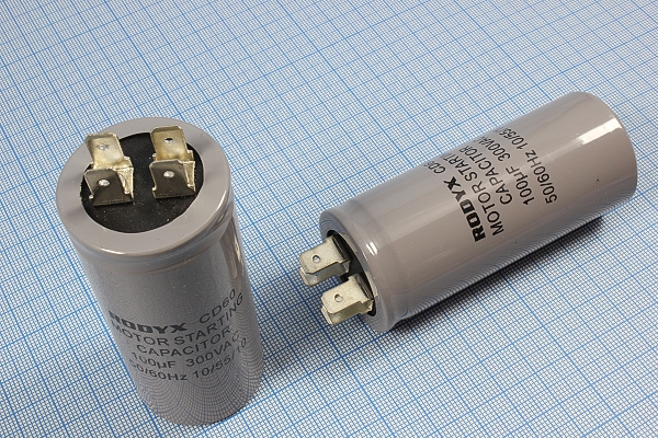 кп   100\300~\34x82\ 5\-10~60C\пл\4T\CD60-J\RODYX --- Конденсаторы пусковые