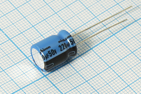 кэ   220\ 50\10x13\20\+105C\Al\2L\UKA\NICHICON --- Конденсаторы электролитические