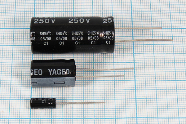 кэ 10000\  6,3\16x32\20\+105C\Al\2L\SH\YAGEO --- Конденсаторы электролитические