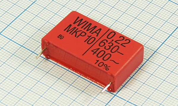 к    0,22 мкФ\  630\32x 9x19\\\PP\2P\MKP10\WIMA --- Конденсаторы пленочные