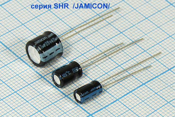 кэ   100\ 10\ 6x 7\20\+105C\Al\2L\SHR\JAMICON --- Конденсаторы электролитические