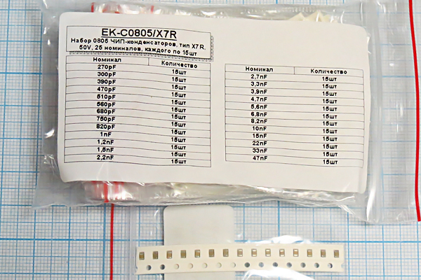 к      270 пФ~    0,047 мкФ\\0805\\\X7R\\EK-C0805\ --- Чип-конденсаторы керамические