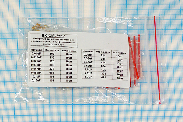 к        0,01 мкФ~    4,7 мкФ\\ 4x 2\\\Y5V\\EK-CML --- Конденсаторы керамические